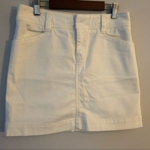 Lilly Pulitzer White Jean Skirt